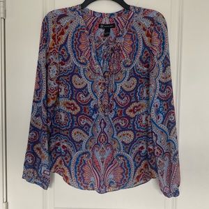 INC pattern blouse